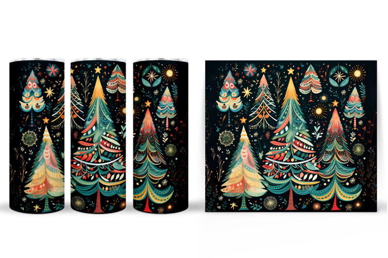 christmas-tree-tumbler-wrap-christmas-tumbler-wrap-design