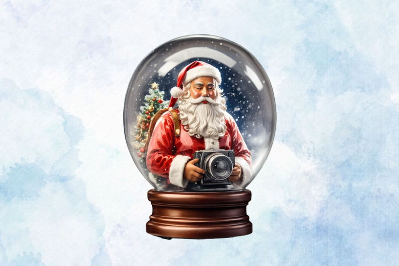 png-christmas-snow-globe-clipart-set