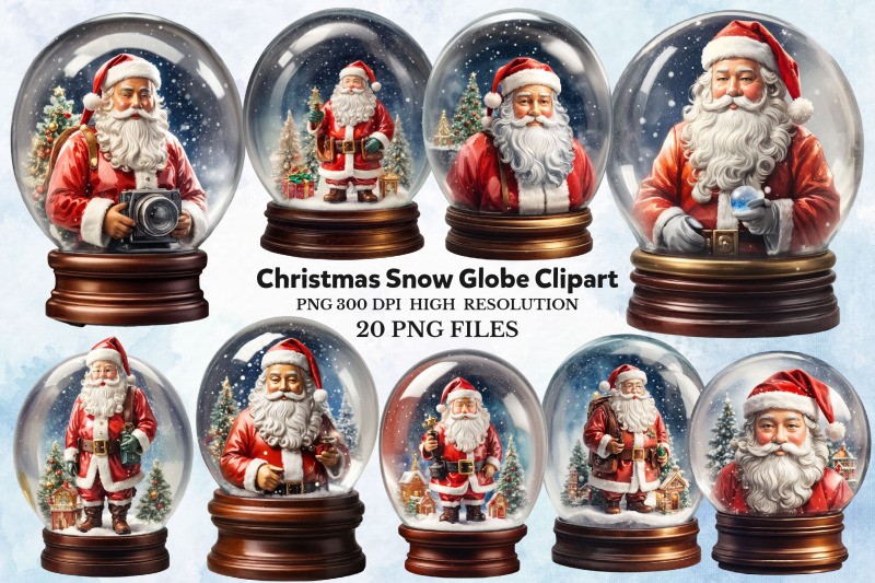 png-christmas-snow-globe-clipart-set