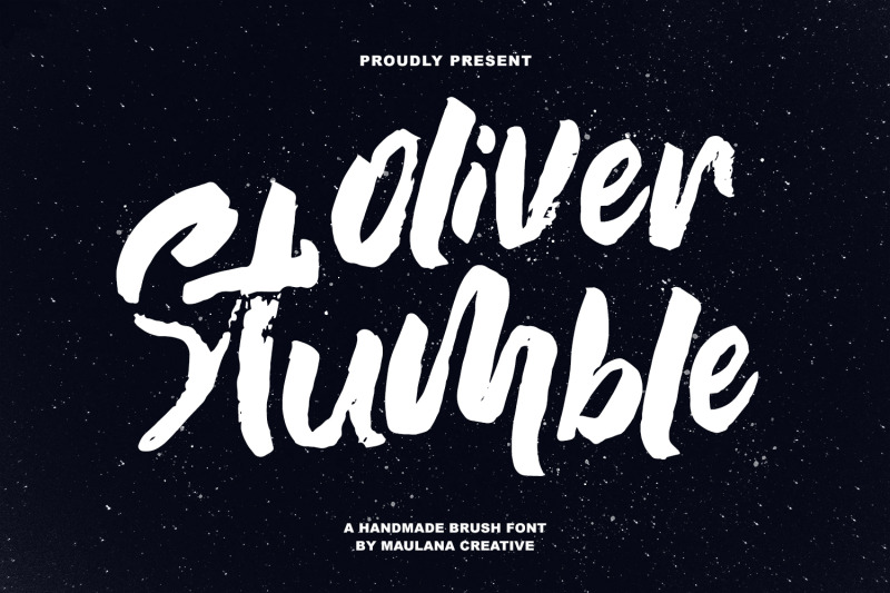 oliver-stumble-handmade-brush-font