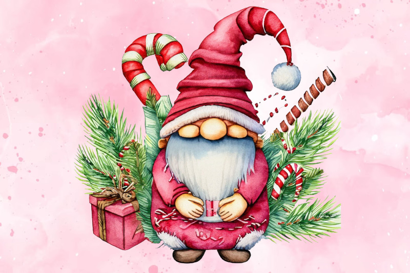 watercolor-christmas-gnome-clipart