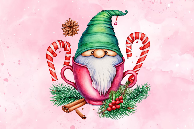 watercolor-christmas-gnome-clipart