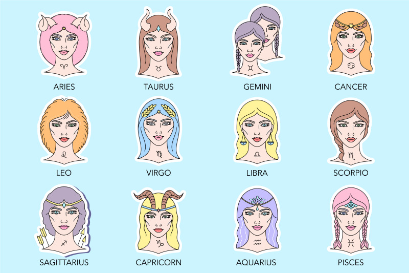 stickers-with-zodiac-signs