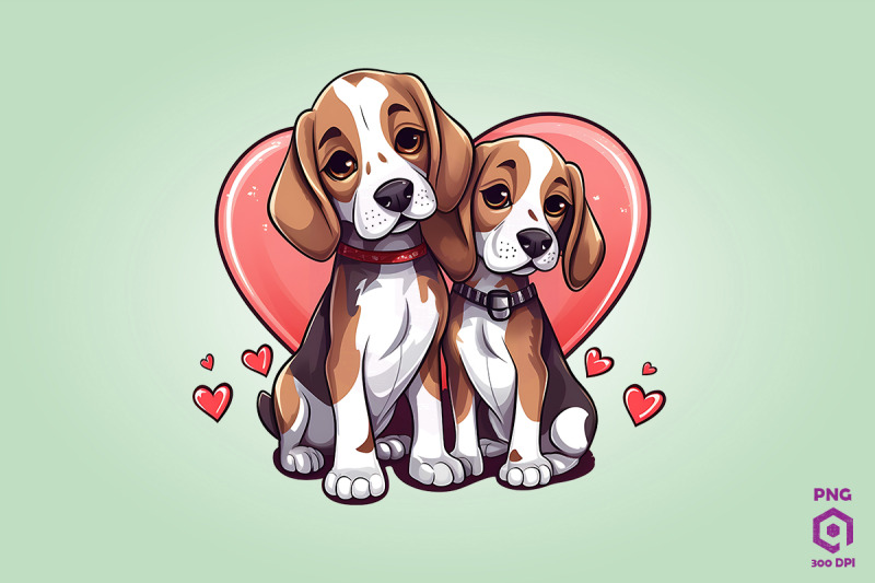 valentine-couple-of-beagle-dog-1
