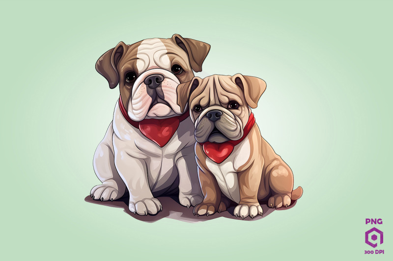 valentine-couple-of-bulldog-dog-1