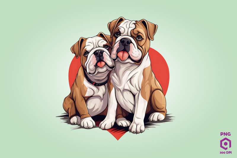 valentine-couple-of-bulldog-dog