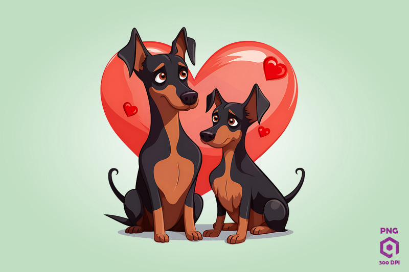 valentine-couple-of-doberman-pinscher