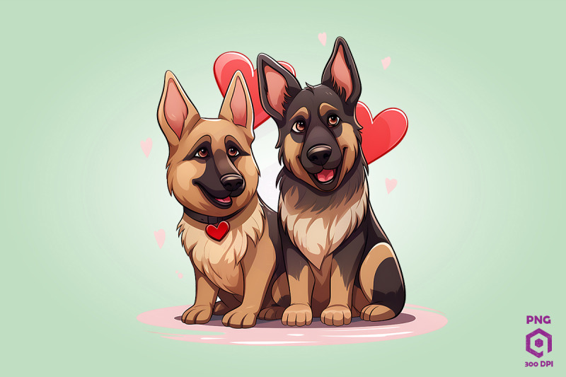 valentine-couple-of-german-shepherd-dog