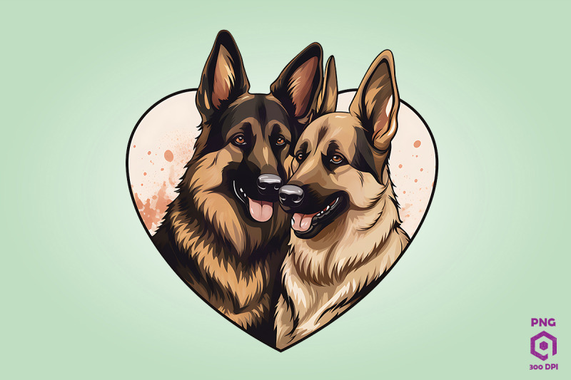 valentine-couple-of-german-shepherd-dog