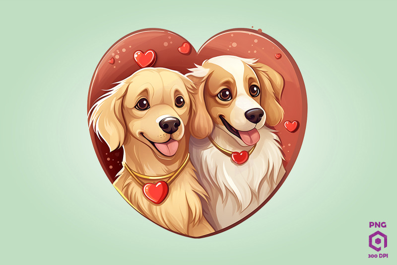 valentine-couple-of-golden-retriever-dog