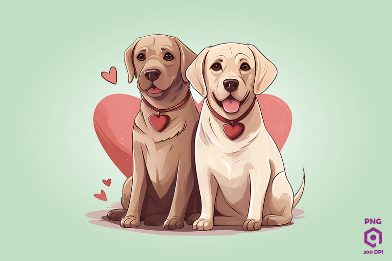 valentine-couple-of-labrador-retriever