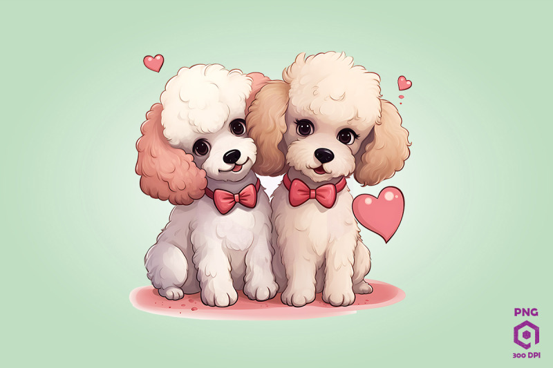 valentine-couple-of-poodle-dog-3