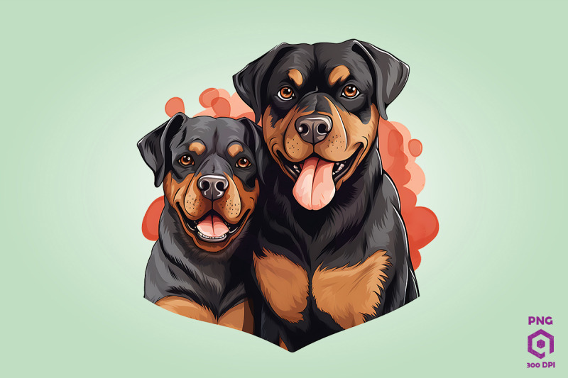 valentine-couple-of-rottweiler-dog