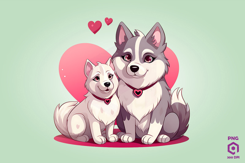 valentine-couple-of-siberian-husky-dog-3