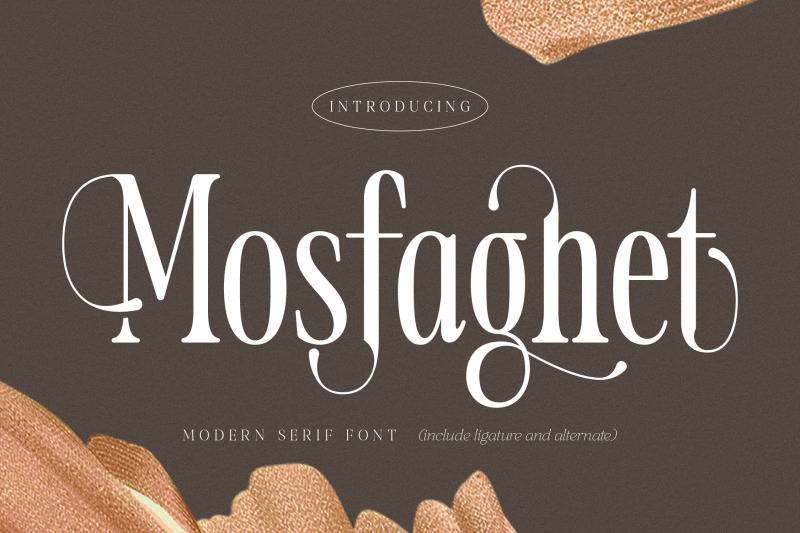 mosfaghet-typeface