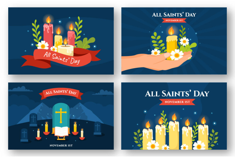 12-all-saints-day-vector-illustration