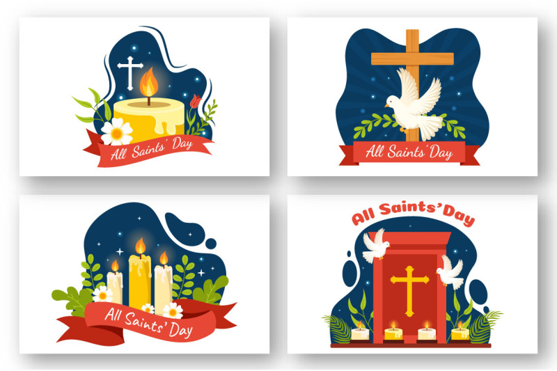 12-all-saints-day-vector-illustration