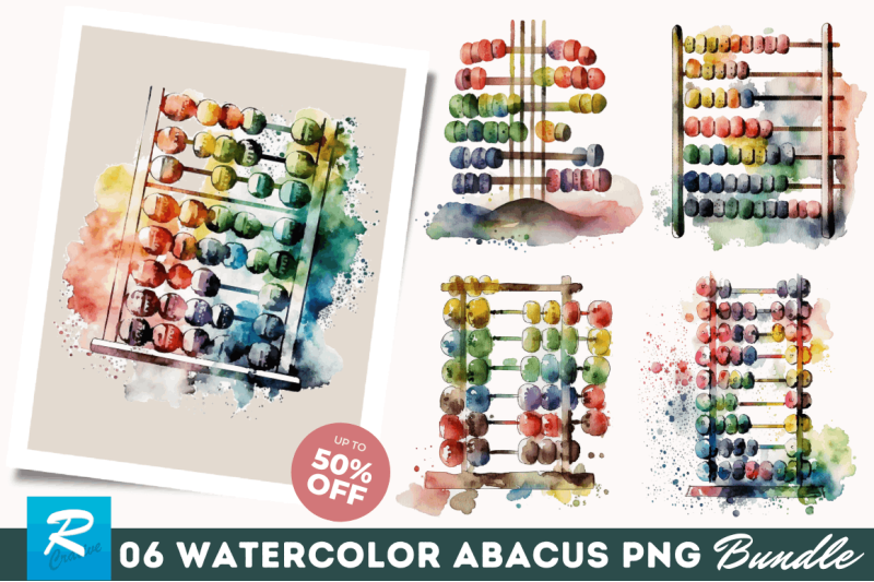 watercolor-abacus-clipart-bundle