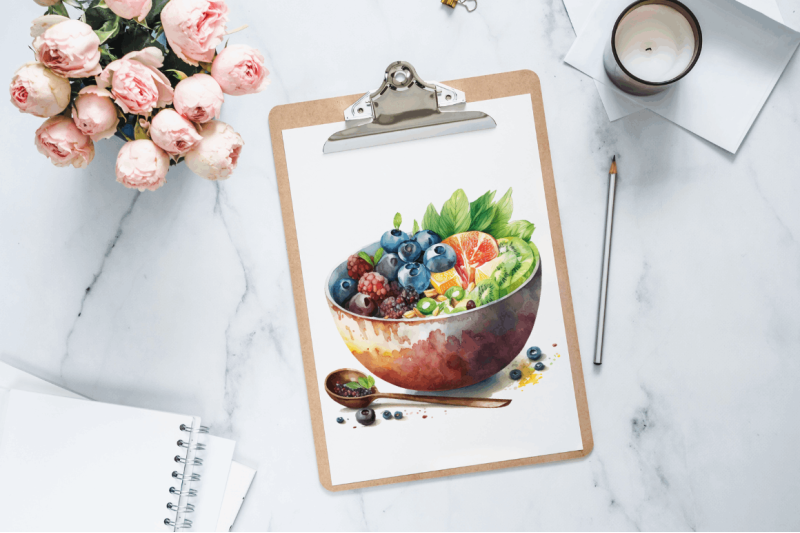 watercolor-bowl-healthy-clipart-bundle