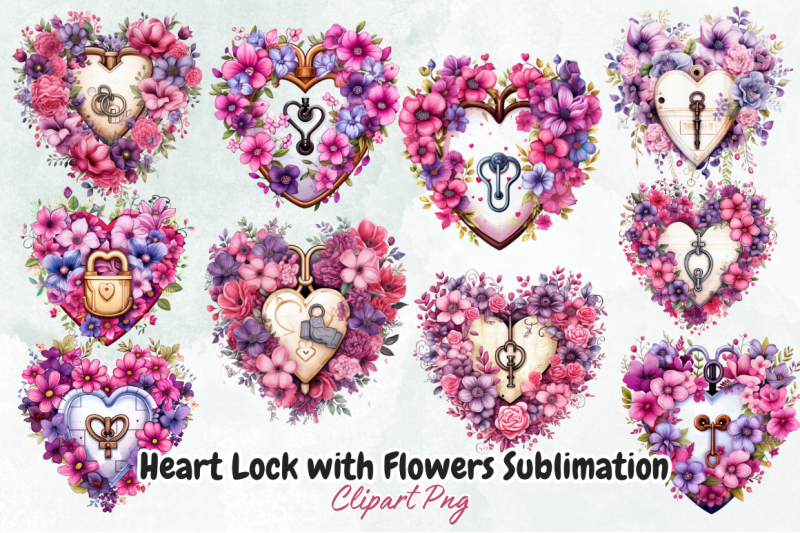 heart-lock-with-flowers-sublimation