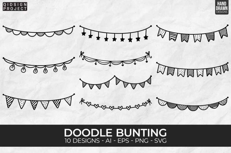 10-doodle-bunting-hand-drawn-bunting-hand-drawn-garland