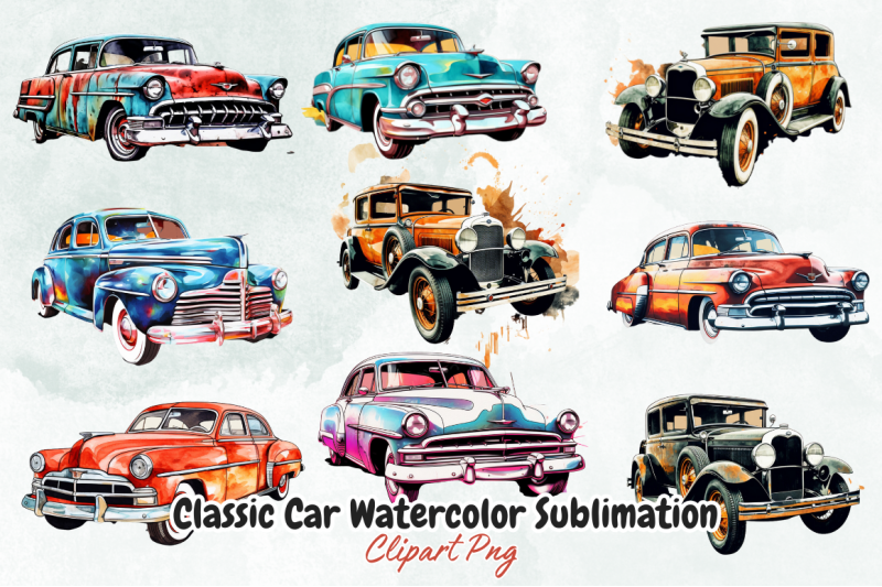 classic-car-watercolor-sublimation