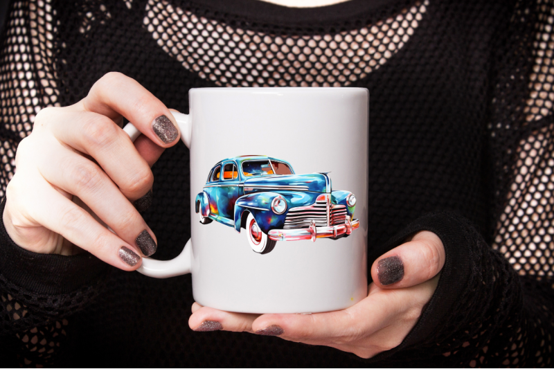 classic-car-watercolor-sublimation