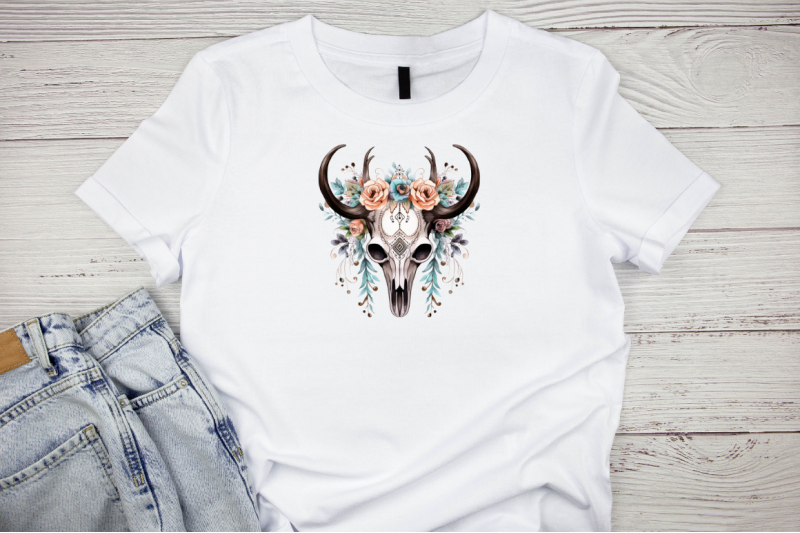 deer-skull-boho-watercolor-sublimation