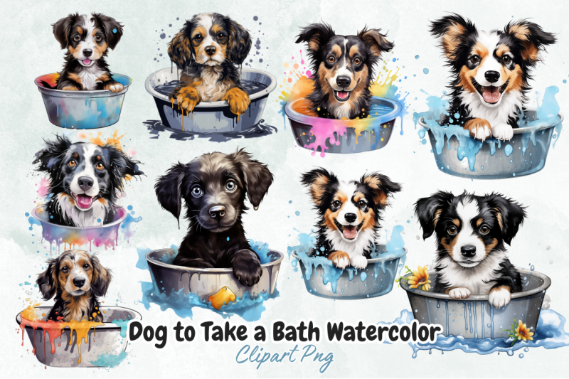 dog-to-take-a-bath-watercolor-clipart