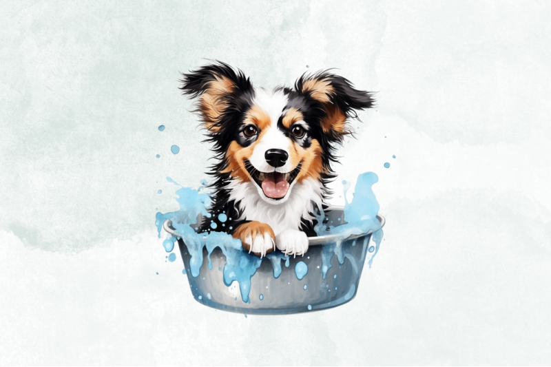 dog-to-take-a-bath-watercolor-clipart