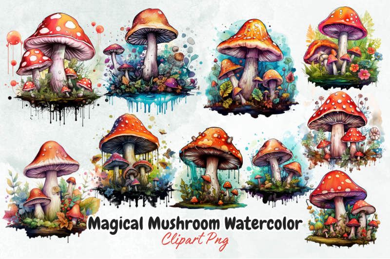 magical-mushroom-watercolor