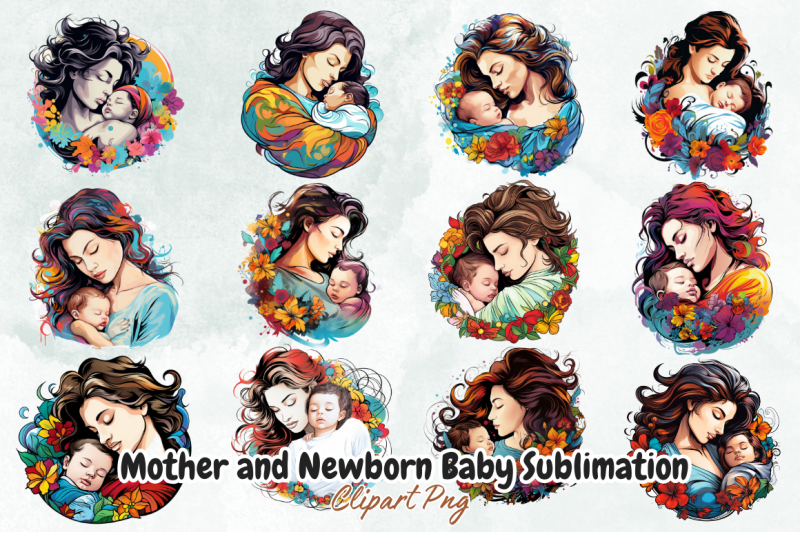 mother-and-newborn-baby-sublimation