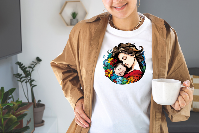 mother-and-newborn-baby-sublimation