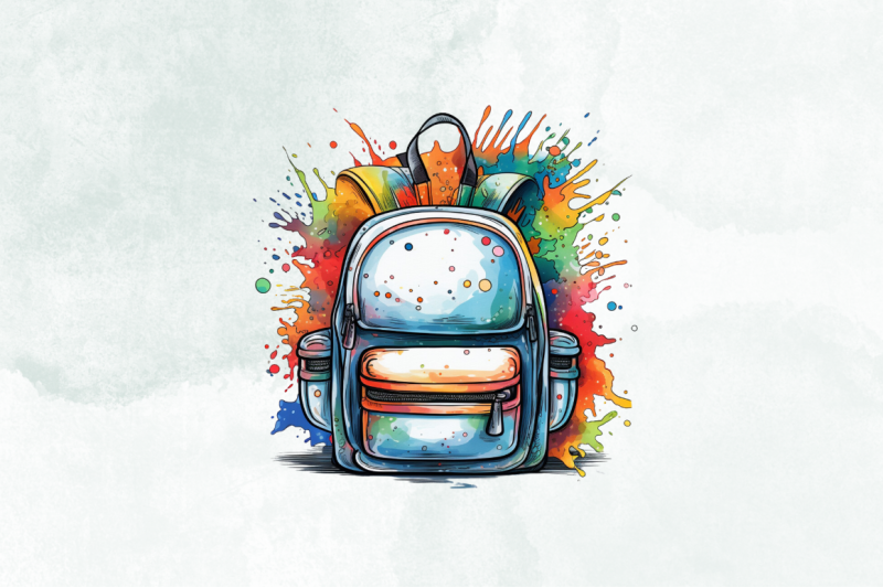 school-bag-watercolor-sublimation