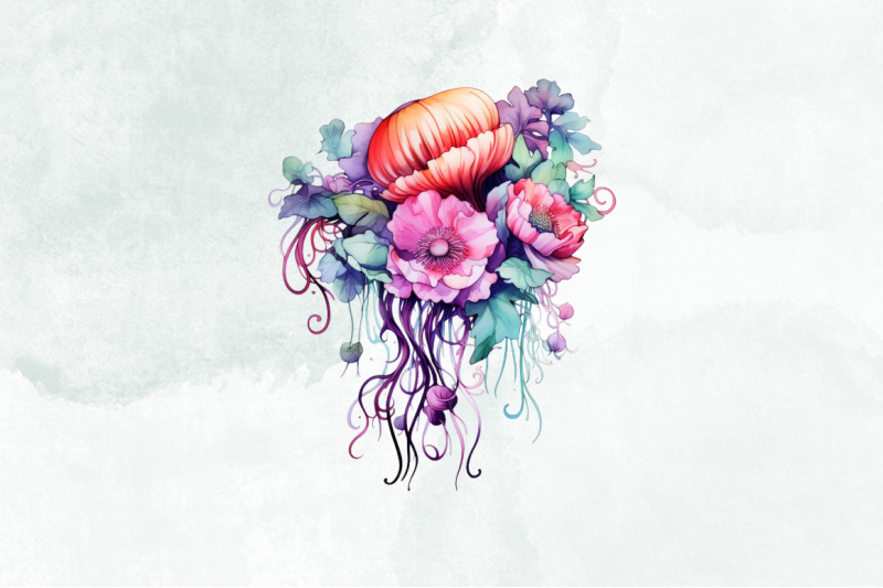 jellyfish-watercolor-sublimation-clipart