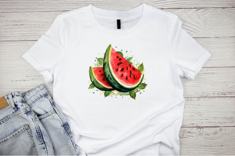 watermelon-pieces-watercolor-sublimation