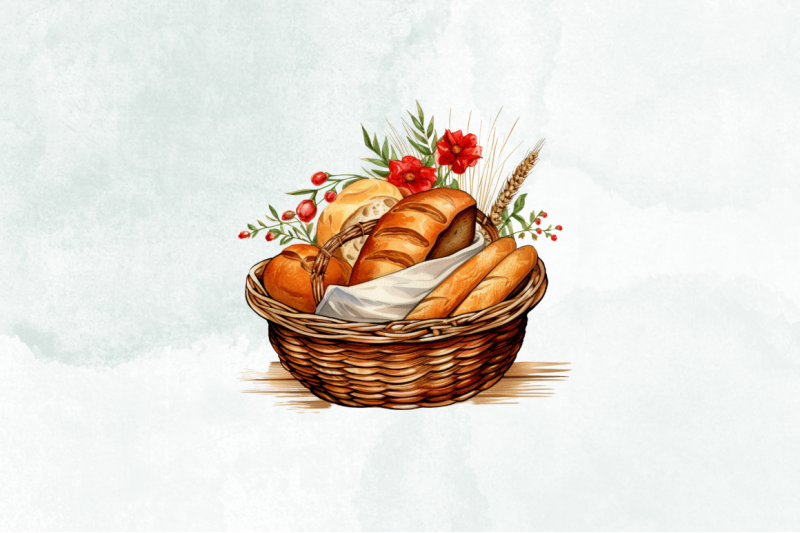 bread-basket-watercolor-sublimation