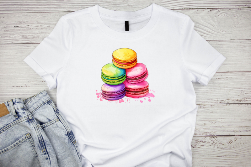 colorful-macaroons-watercolor-clipart