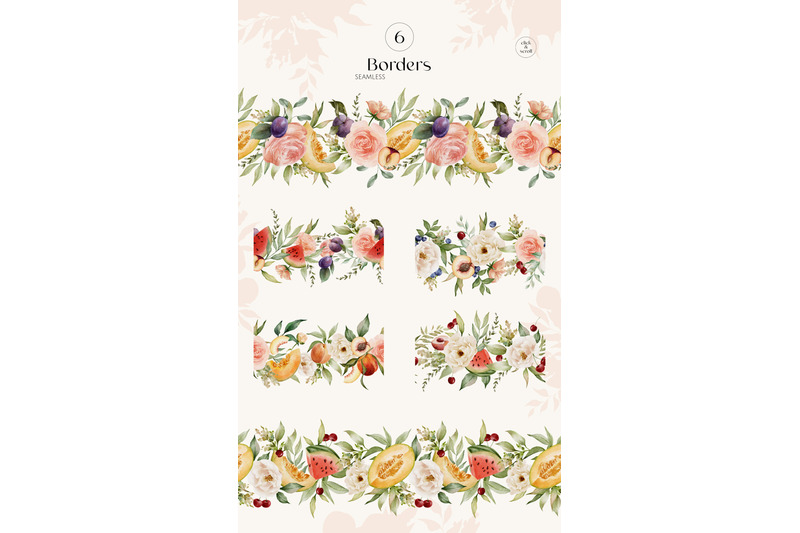 fruity-summer-watercolor-floral-set