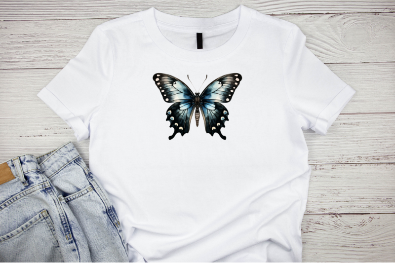 cute-black-butterfly-watercolor-clipart