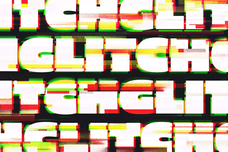 90s-vhs-glitch-text-effect