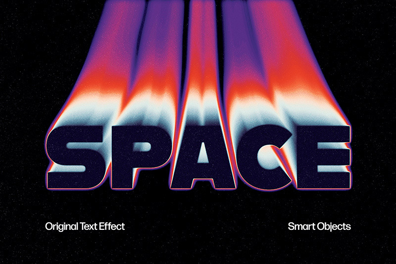 space-text-effect