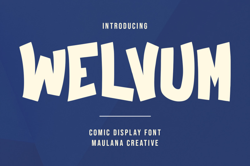 welvum-comic-display-font