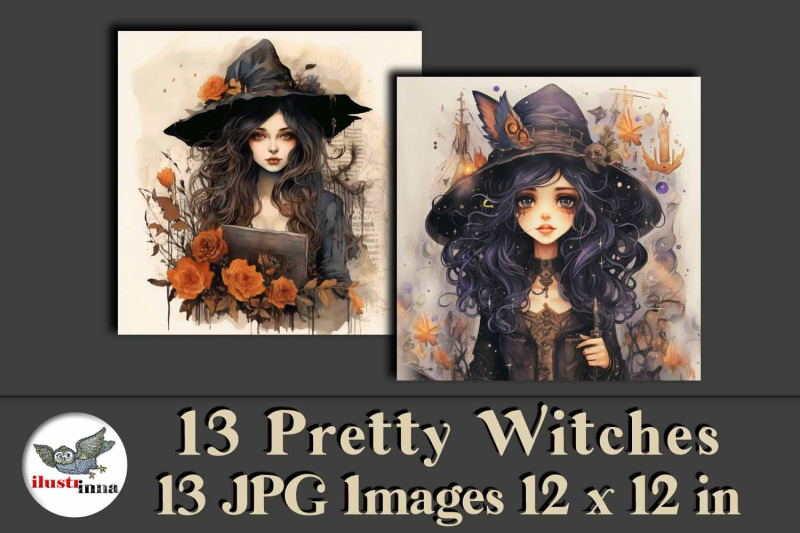 13-pretty-little-witches-halloween-illustrations