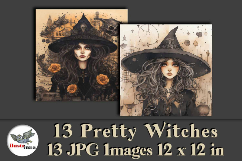 13-pretty-little-witches-halloween-illustrations