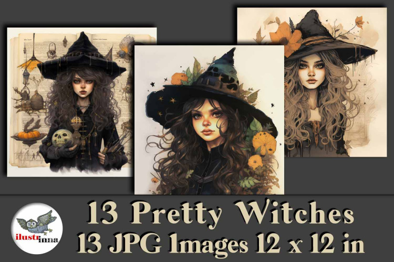 13-pretty-little-witches-halloween-illustrations