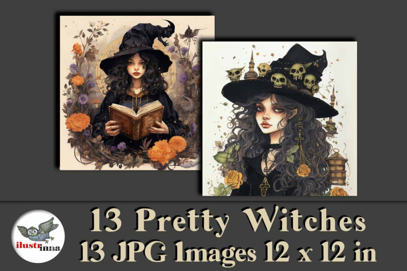 13-pretty-little-witches-halloween-illustrations