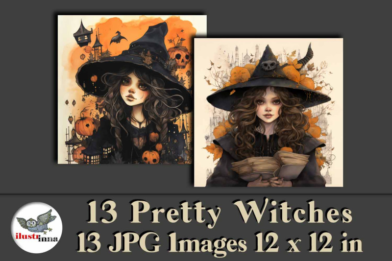 13-pretty-little-witches-halloween-illustrations