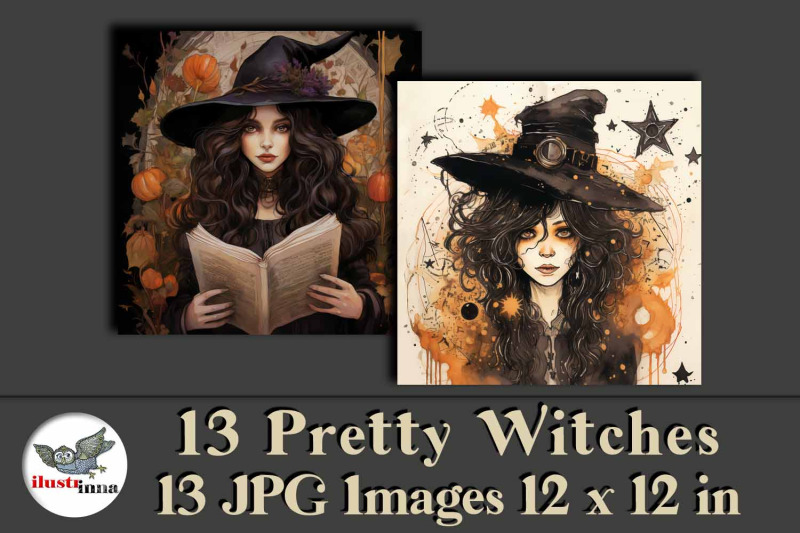 13-pretty-little-witches-halloween-illustrations