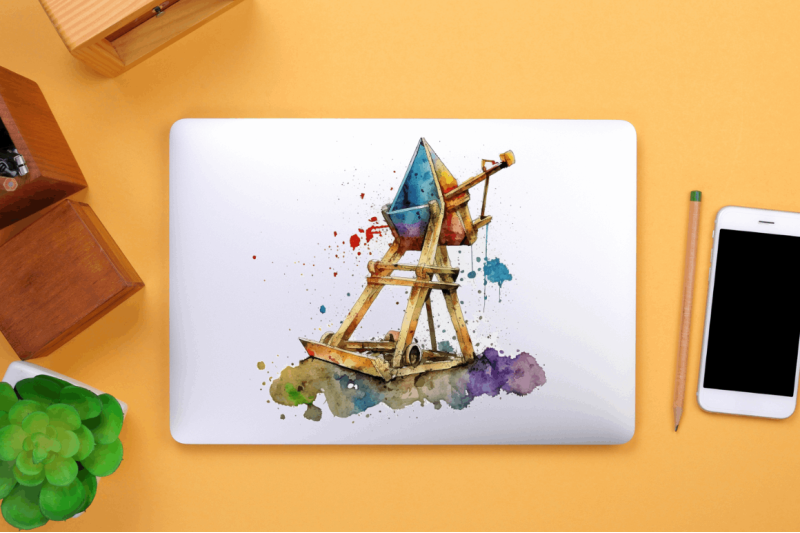 watercolor-catapult-clipart-bundle